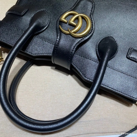 First bag ru G bag top Small with Double handle GUCCI 0802